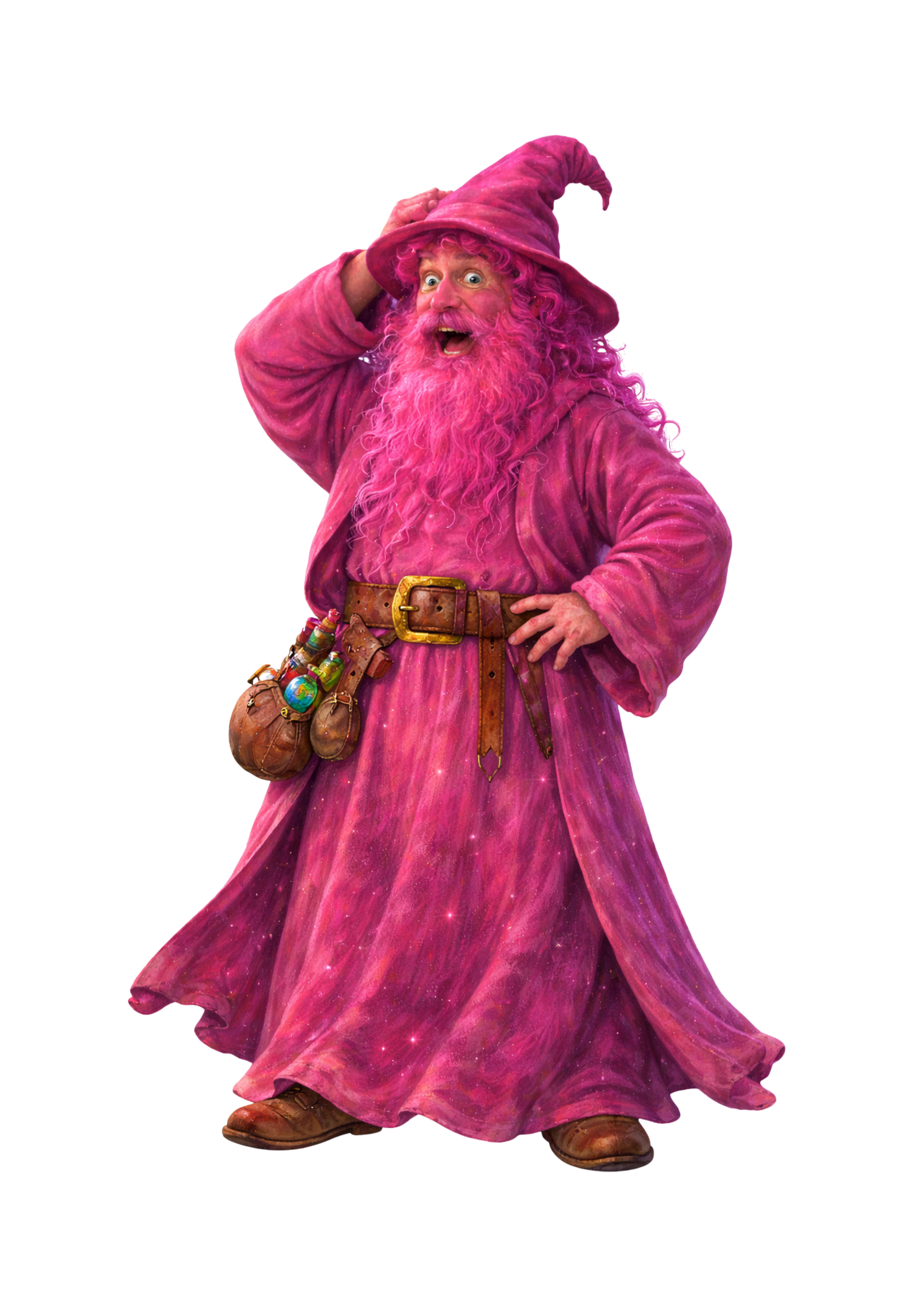 Zauberer Boesbach bei den Blumen-Prinzessinnen